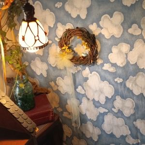 Hand crafted spring wreath